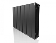 Биметаллический радиатор Royal Thermo Pianoforte 500 VDR80 12 секц. Noir Sable
