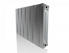 Биметаллический радиатор Royal Thermo Pianoforte 500 VDR80 12 секц. Silver Satin