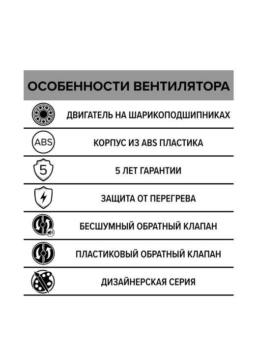 Вытяжка для ванной DiCiTi Rio 5C dark gray metal фото#5