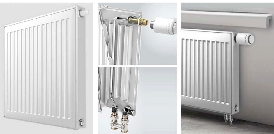 Стальной панельный радиатор Royal Thermo VENTIL COMPACT VC21-450-700 RAL9016 фото#2