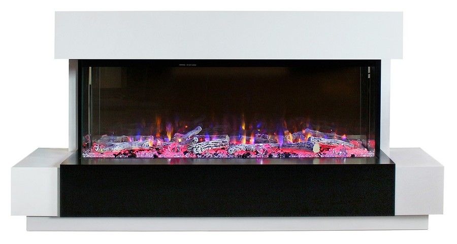 Линейный электрокамин Real-Flame Houston 50 WT-P551 с очагом Onyx 50 фото#2