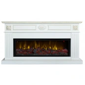 Линейный электрокамин Real-Flame Siena BV/42 WT-619G с очагом Beverly 1000