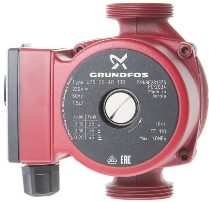 Циркуляционный насос Grundfos UPS25-60 130 1x230V 50Hz 9H фото#2