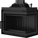 Угловая правая дровяная топка Kratki SIMPLE/M/S/P/BS (угловое стекло справа)