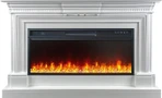 Линейный электрокамин Royal Flame Chelsea (белый) с очагом Vision 42 LED