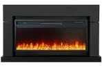 Линейный электрокамин Royal Flame Lindos Graphite Grey (серый графит) с очагом Vision 42 LED