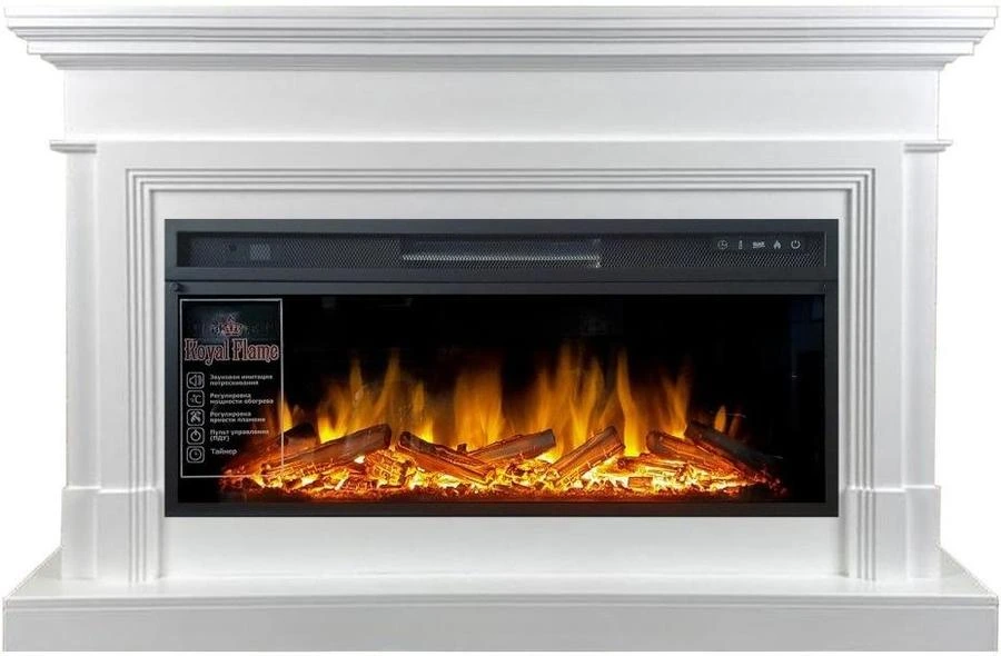 Линейный электрокамин Royal Flame Coventry с очагом Vision 42
