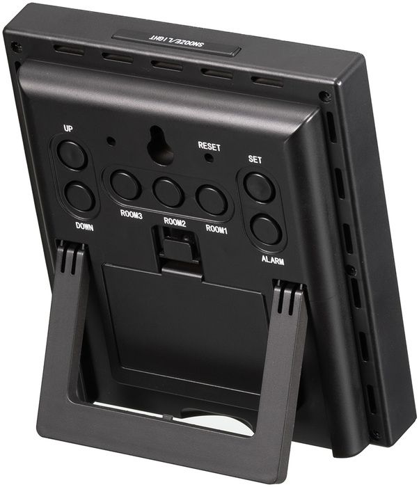 Цифровая метеостанция Bresser Temeo Hygro Quadro Prestige с тремя датчиками, черная (78584) фото#2