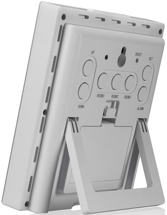 Цифровая метеостанция Bresser Temeo Hygro Quadro Prestige с тремя датчиками, белая (78585) фото#3