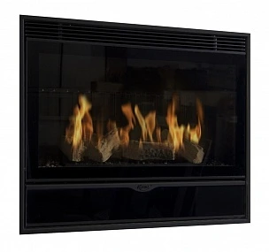 Встраиваемый газовый камин Karma ELEGANCE 67 EXCLUSIVE Slim line 15 anthracite metallic NG