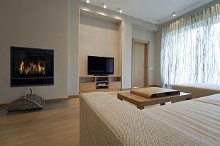 Встраиваемый газовый камин Karma ELEGANCE 67 EXCLUSIVE Slim line 15 anthracite metallic NG фото#2
