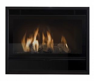 Встраиваемый газовый камин Karma ELEGANCE 77 EXCLUSIVE Slim line 15 anthracite metallic PB