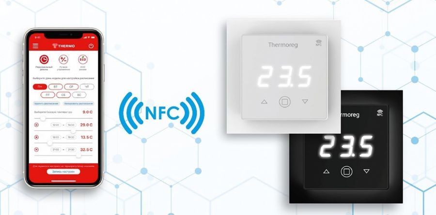 Терморегулятор для теплого пола Thermo Thermoreg TI-700 NFC White фото#4