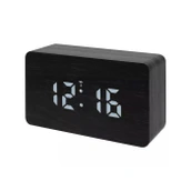 Проекционные часы Bresser MyTime W Color LED White, черные