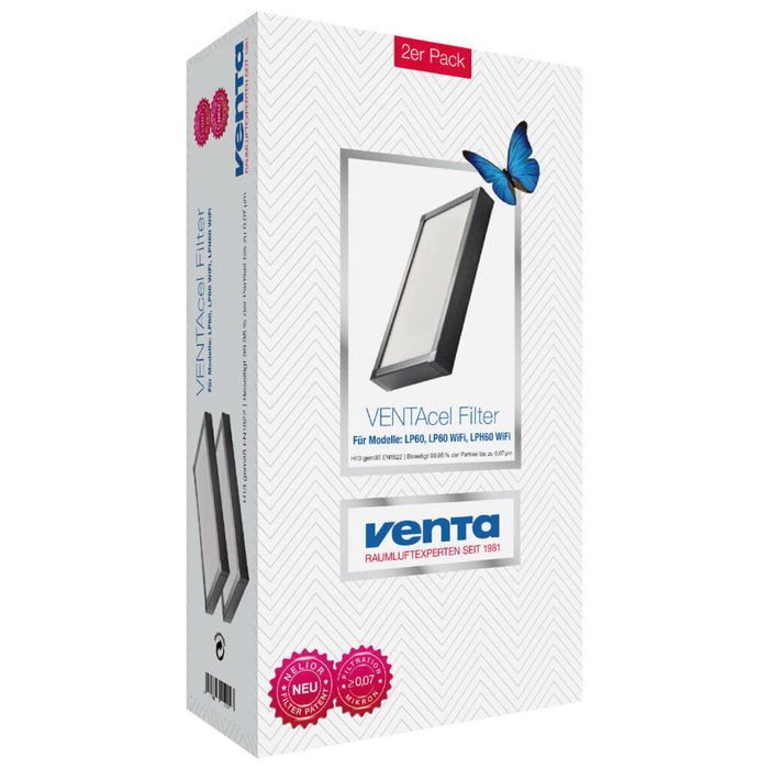 Фильтр для очистителя воздуха Venta VENTAcel Nelior для LPH60 WiFi/LP60 х 2 шт фото#2