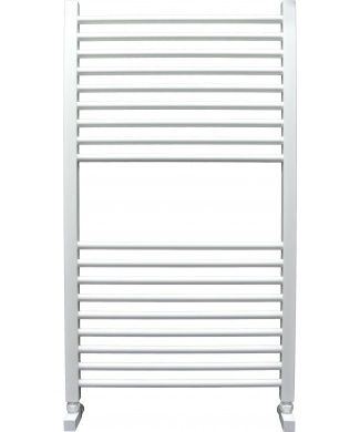 Водяной полотенцесушитель Ника ЛМ-2 100/50 Soft Touch белый матовый с вентилями
