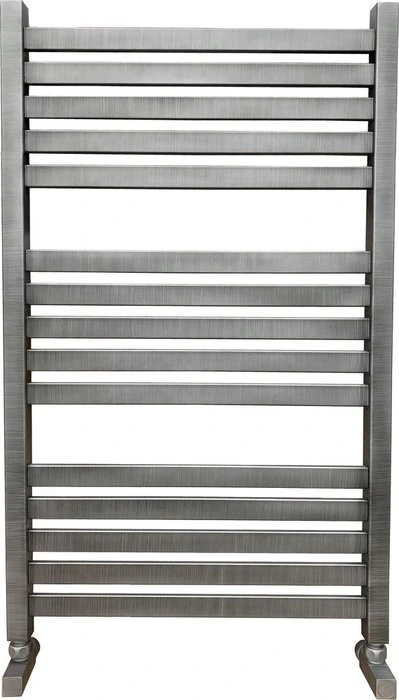 Водяной полотенцесушитель Ника ЛМ-6 100/50 Matt Antique Silver с вентилями