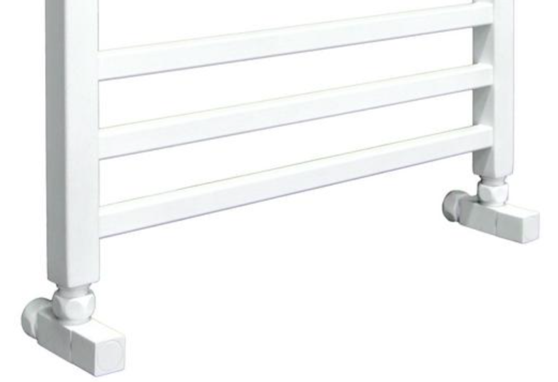 Водяной полотенцесушитель Ника ЛМ-5 60/50 RAL9016 белый матовый с вентилями фото#3