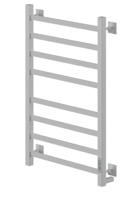Электрический полотенцесушитель лесенка Ника STEP-1 80/40 RAL9016 белый матовый правый тэн фото#2