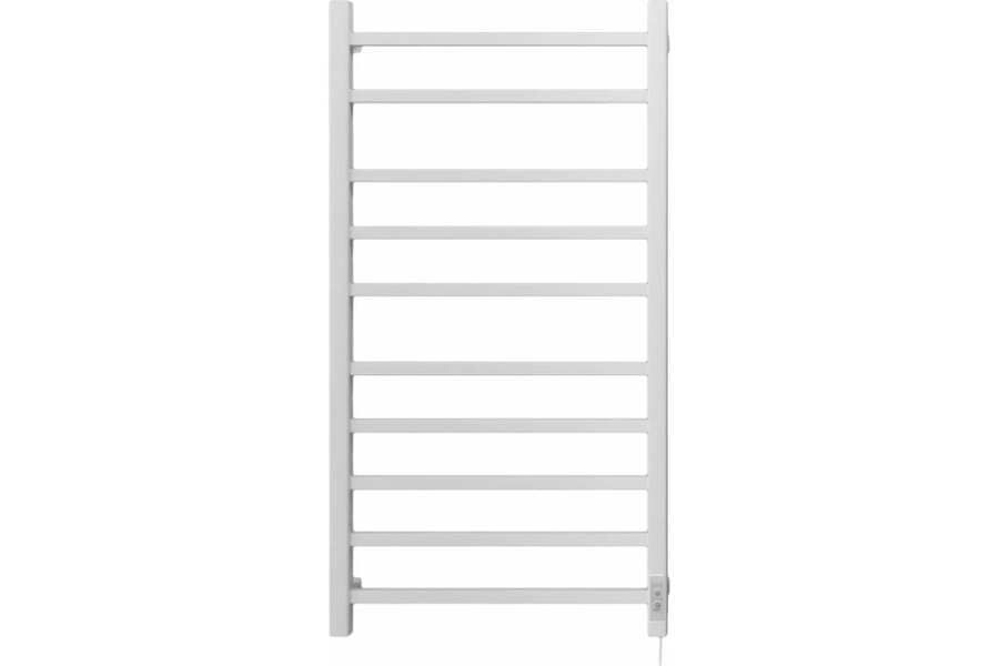 Электрический полотенцесушитель лесенка Ника STEP-2 100/50 RAL9016 белый матовый правый тэн фото#2