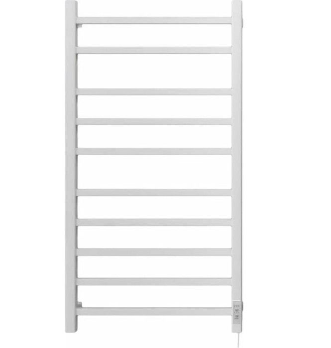 Электрический полотенцесушитель лесенка Ника STEP-2 100/50 RAL9016 белый матовый левый тэн фото#2