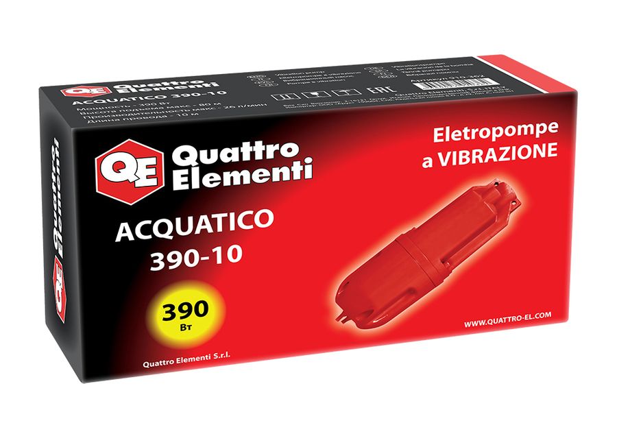 Погружной насос QUATTRO ELEMENTI Acquatico 390-10 фото#4