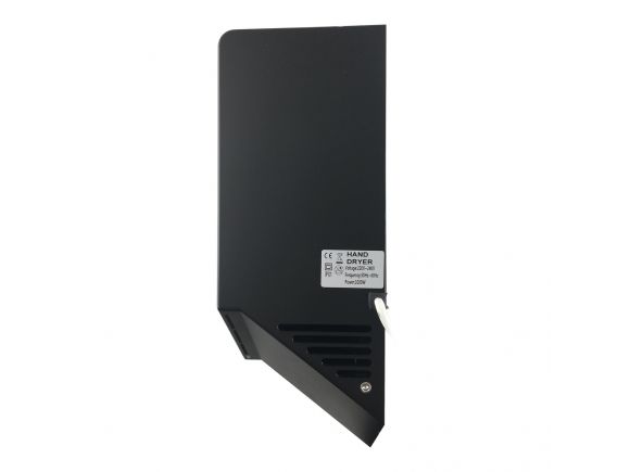 Пластиковая сушилка для рук G-teq 8860 PB, 1 кВт, пластик Черный фото#3