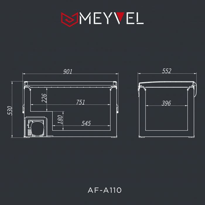 Компрессорный автохолодильник MEYVEL AF-A110 фото#14
