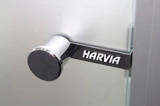 Двери стеклянные HARVIA 8/21 коробка алюминий, стекло прозрачное DA82104 фото#2