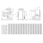 Жаростойкий кухонный вентилятор Salda KF T120 F 160 EC фото#2