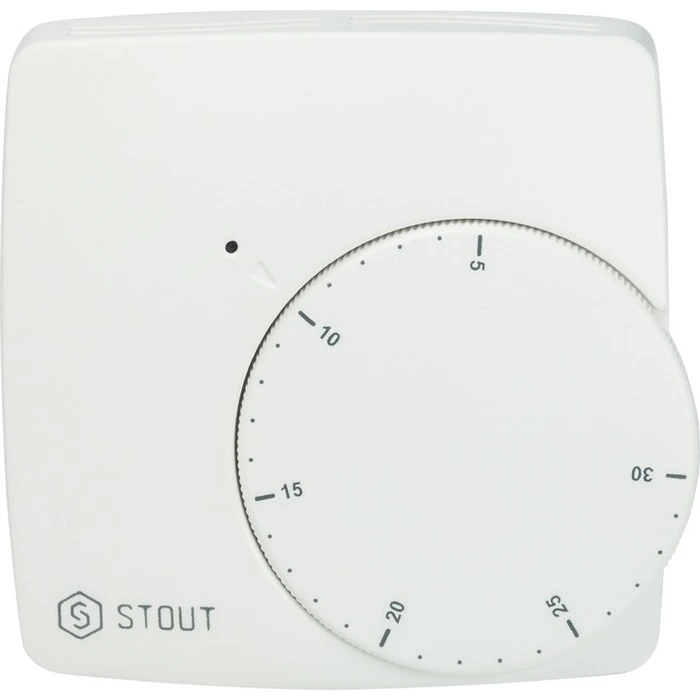 Термостат комнатный электронный STOUT WFHT-BASIC со светодиодом