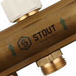 Для отопления STOUT Коллектор регулируемый с расходомерами 1/3/4x10 фото#5