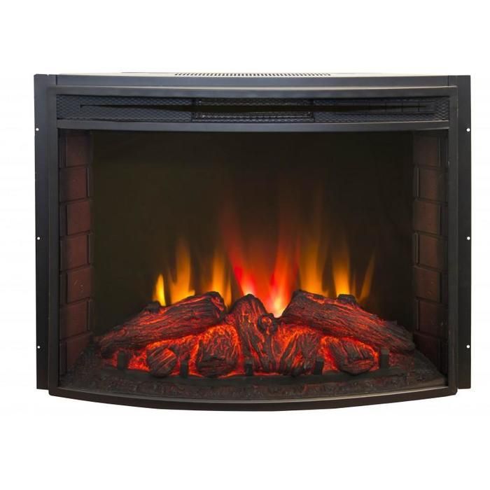 Электрокамин Real-Flame Brixton 25,5 WT-P511 с очагом Evrika 25,5 LED фото#2