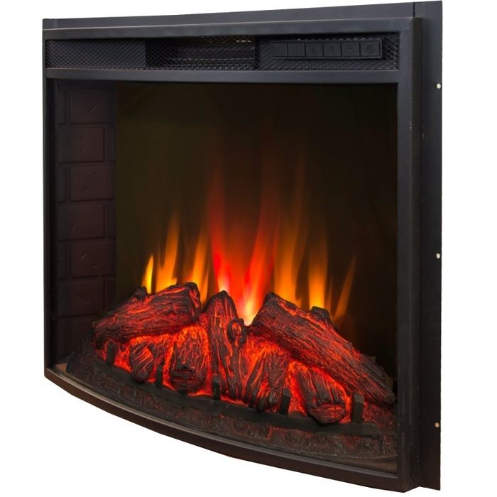 Электрокамин Real-Flame Brixton 25,5 WT-P511 с очагом Evrika 25,5 LED фото#3