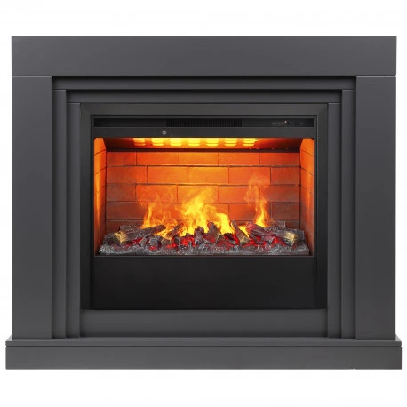 Электрокамин Real-Flame Stanley 26 GR-P718 с очагом 3D Helios 26