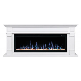 Линейный электрокамин Real-Flame Islandia 50 WT-511 с очагом Saphir 50