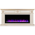 Линейный электрокамин Real-Flame Siena 50 WT-619G с очагом Saphir 50