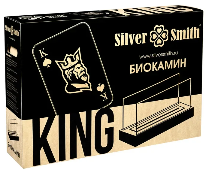 Настольный биокамин Silver Smith KING фото#4