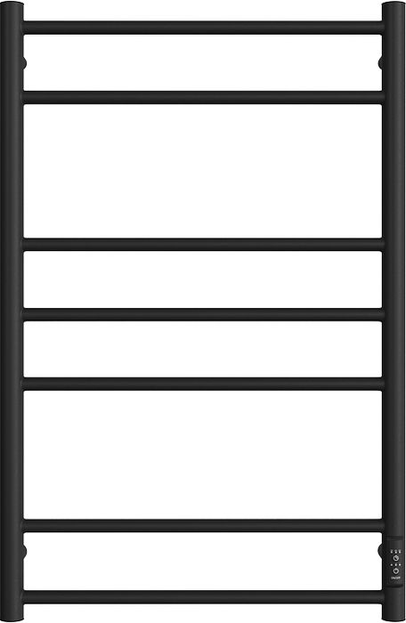 Электрический полотенцесушитель лесенка Двин L neo 80/50 el, чёрный матовый фото#2