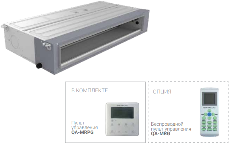 Канальная VRF система QUATTROCLIMA QV-M100DC фото#3