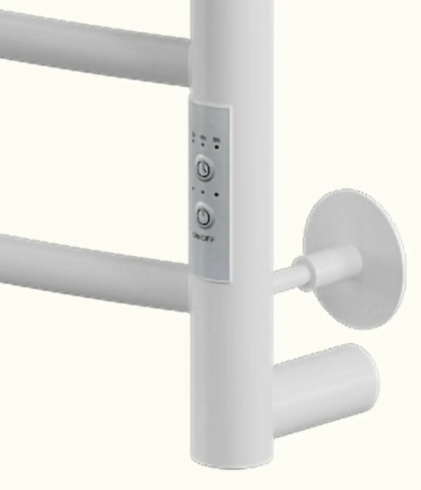 Электрический полотенцесушитель лесенка Ника WAY-2 80/50 RAL9016 белый матовый правый тэн фото#2