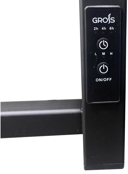 Электрический полотенцесушитель лесенка GROIS Zigzag GR-103 500/800 П8 RAL9005 фото#3