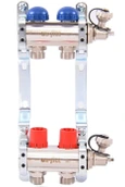 Для отопления Uni-fitt 1" х 2 вых 3/4" с вентилями(441E4302)