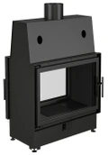 Фронтальная дровяная топка ECT Double 70x51/C 13 кВт, 700/510, туннель, футеровка чугун
