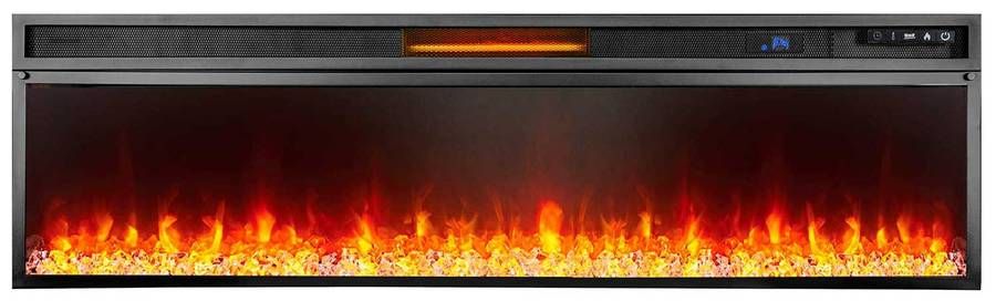 Линейный электрокамин Royal Flame Ellips 60 с очагом Vision 60 LED фото#3
