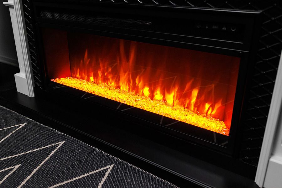 Линейный электрокамин Royal Flame Ellips 60 с очагом Vision 60 LED фото#5