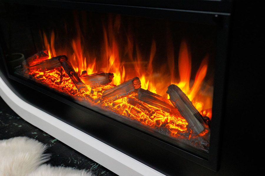 Линейный электрокамин Royal Flame Basel L с очагом Vision 60 LOG LED фото#5