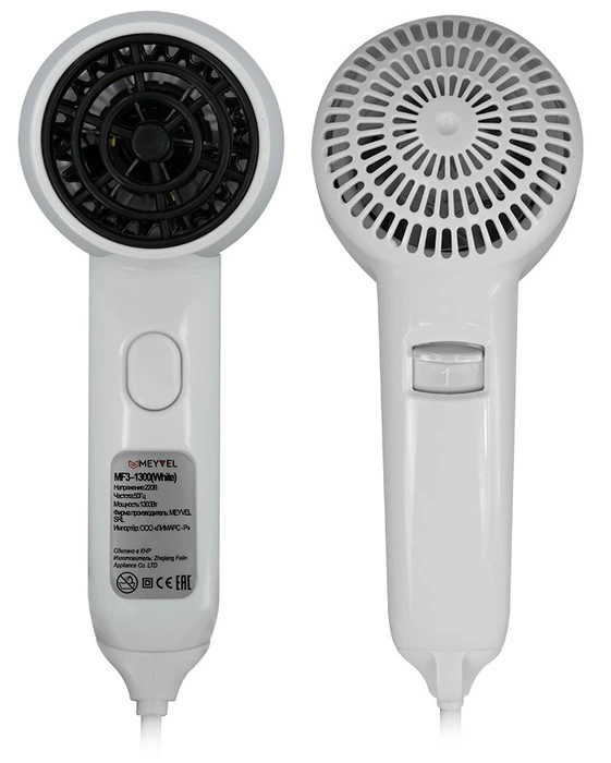Настенный фен MEYVEL MF3-1300 (White) фото#2