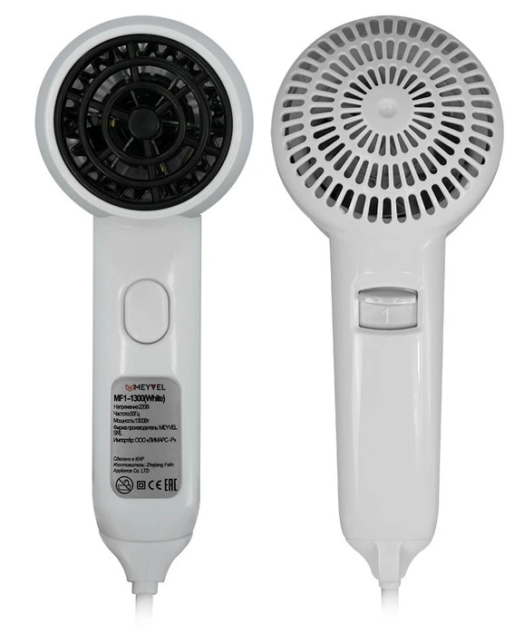 Настенный фен MEYVEL MF1-1300 (White) фото#2