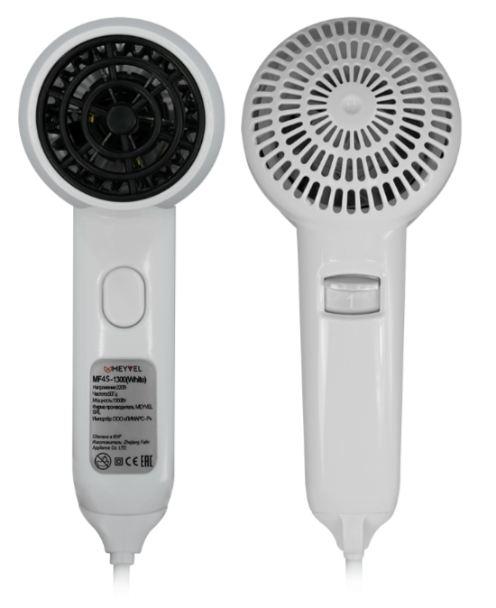 Настенный фен MEYVEL MF4S-1300 (White) фото#2